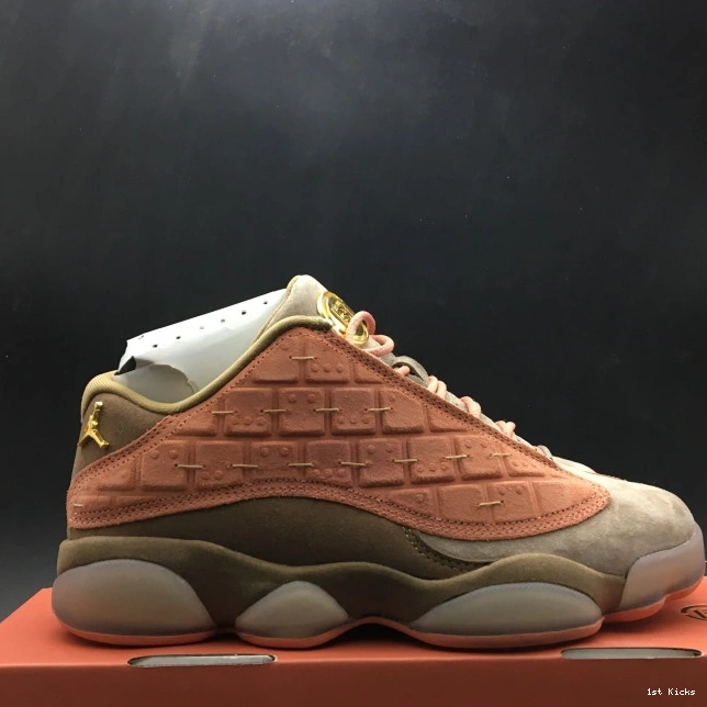 1st Kicks Low x AT3102-200 Canteen-Terra Air CLOT Jordan Sepia Blush 13 Stone 0824